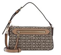 DKNY Women's Bryant Ave Top Zip Demi Crossbody, Chino/Cappuccino, Small