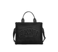 DKNY Women Hadlee Mid Tote Bag, Black/Silver, Medium
