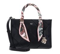 DKNY Women Perri Box Satchel, Black/Gold