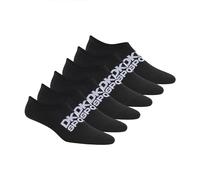 DKNY Women's 6 Pack Sport Lightweight Liner Socks, Black, 8-10 UK