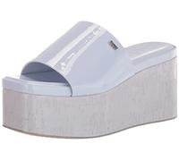 DKNY Women's Adalira Flatform Wedge Sandal, Lavender, 7.5 UK