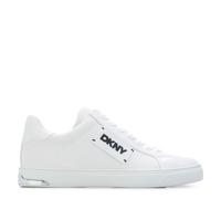 DKNY Womens Aelix Lace Up Trainers in White Rubber - Size UK 4