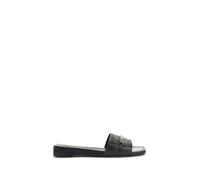 DKNY Women's Alaina Slide Flat, Black, 3.5 UK