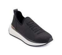 DKNY Women's Alona Slip On Sneakers, Black, 4 UK