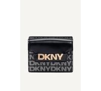 DKNY Women's Avril Logo Card Holder in Black DKNY Black One Size