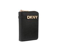 DKNY Women's Avril Small Zip Around Wallet Black DKNY Black One Size