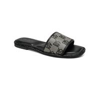DKNY Women's Badin-Flat Slide 5mm Sandal, Black, 6.5 UK