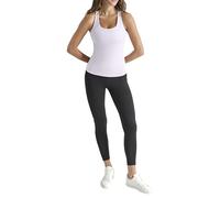 DKNY Women's Balance Compression Racerback Tank W/Built in Bra Shirt, Black, M