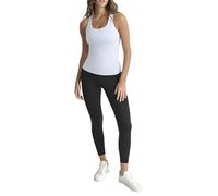 DKNY Women's Balance Compression Racerback Tank W/Built in Bra Shirt, Rain, S