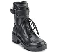 DKNY Women's Basia Boots Combat, Black, 6 UK