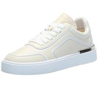DKNY Womens Baylor Sneaker, Bone/White, 2.5 UK
