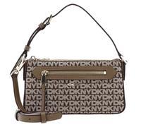 DKNY Women's Bryant Ave Top Zip Demi Crossbody Bag, Chino/Shitake, Chino/Shitake, Small