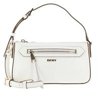 DKNY Women Bryant Ave Tz Demi Crossbody Handbag, Marshmallow, Small