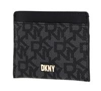 DKNY Women's Bryant Credit Coated Logo Travel Accessory Envelope Card Holder, Black, Black, One Size