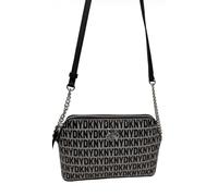 DKNY Women's Bryant Dome Black Logo Crossbody