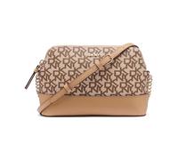 DKNY Women's Bryant Park Top Zip Dome Crossbody Crossobody Bag, Chino/Cappuccino