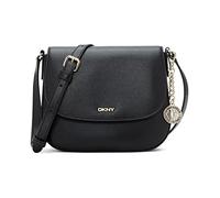 DKNY Women's Bryant Saddle Bag, Black/Gold, One Size EU, Black/Gold, Large