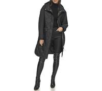 DKNY Women's Button Down Long Quilted Coat Quilt (pack of 1)