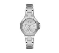 DKNY Women's Chambers Quartz Three-Hand Watch, Silver Chrono, Chambers