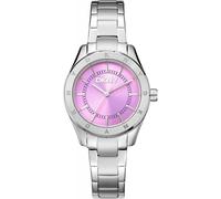 DKNY Chambers Sport Quartz Watch 5 ATM, Silver/Pink, Standard Size, Modern