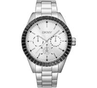 Dkny Nolita Multi Glitz 40 Mm Woman Watch Silver Women