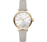 Dkny Soho Glitz 30 Mm Woman Watch Golden Woman