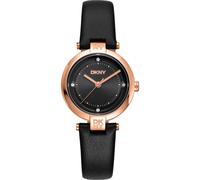 DKNY Women's DK1L043L0035 Essential 28mm Quartz Watch in Black DKNY Black One Size