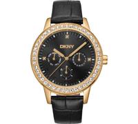 DKNY Women's DK1L055L0025 Parsons 40mm Quartz Watch in Black DKNY Black One Size