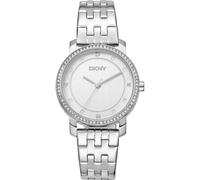 DKNY Astoria Glitz Quartz Watch 5 ATM, Silver, OneSize, Bracelet
