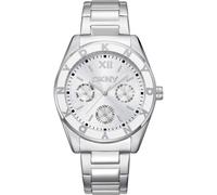 DKNY Women's DK1L073M0015 Chambers 36mm Quartz Watch in Silver DKNY Silver One Size