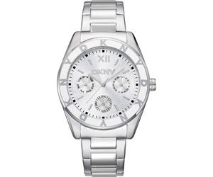 DKNY Women's DK1L073M0015 Chambers 36mm Quartz Watch in Silver DKNY Silver One Size