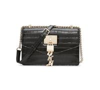 DKNY Women's Elissa Small Flap Shoulder Bag, Black, black, Small