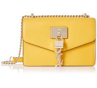 DKNY Women's Elissa Small Shoulder Bag with Logo Charm, Sahara, S