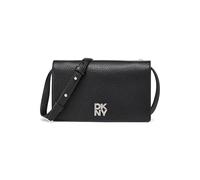 DKNY Women Etta Wallet On A String Handbag, Black/Silver, Small