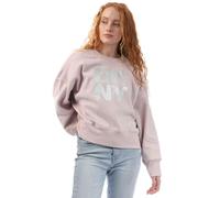 DKNY Women's Foil Logo Sweatshirt - White - XL - White - 60% Cotton/40% Polyester
