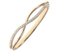 DKNY Women's Gold Crystal Infinity Bangle DKNY Gold One Size
