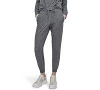 DKNY Women's High Waist Slim Fit Jogger Sweatpant, Black, Large