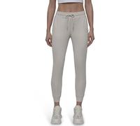 DKNY Women's High Waist Slim Fit Jogger Sweatpant, Pebble, M