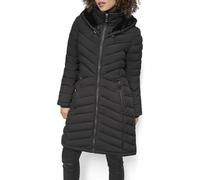 DKNY Women's Hooded Light-Weight Puffer Anorak, Black, M