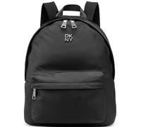 DKNY Women's Jenny Backpack, Black and Silver