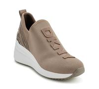 DKNY Women's Keeva-Wedge Sneaker, ash, 7 UK