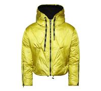 DKNY Womens/Ladies Cropped Puffer Jacket - Yellow - L - Yellow - 100% Nylon