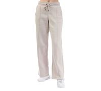 DKNY Womens/Ladies Embellished Logo Trousers - Beige - M - Beige - 60% Cotton/40% Polyester