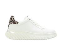DKNY Womens/Ladies Lobeco Leather Lace Up Chunky Platform Trainers - White - 6 UK - White - 100% Mixed