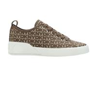 DKNY Womens/Ladies Mar Faux Leather Trainers - Khaki - 6 UK - Khaki - 100% Mixed