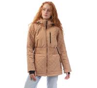 DKNY Womens/Ladies Transitional Quilted Jacket - Beige - S - Beige - 100% Mixed