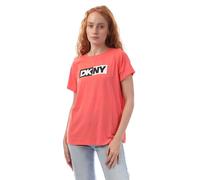DKNY Womens/Ladies Two Tone Logo T-Shirt GT10089