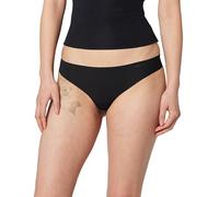 DKNY Women's Litewear Seamless Cut Anywhere Thong Panty - black - XL