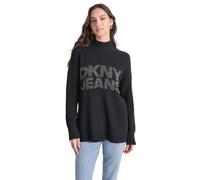 DKNY Women's Logo Printed Shaker, Black, Medium, Black, M
