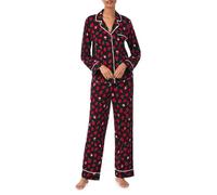 DKNY Womens Long Sleeve Pyjama Sets Black/Mult 14